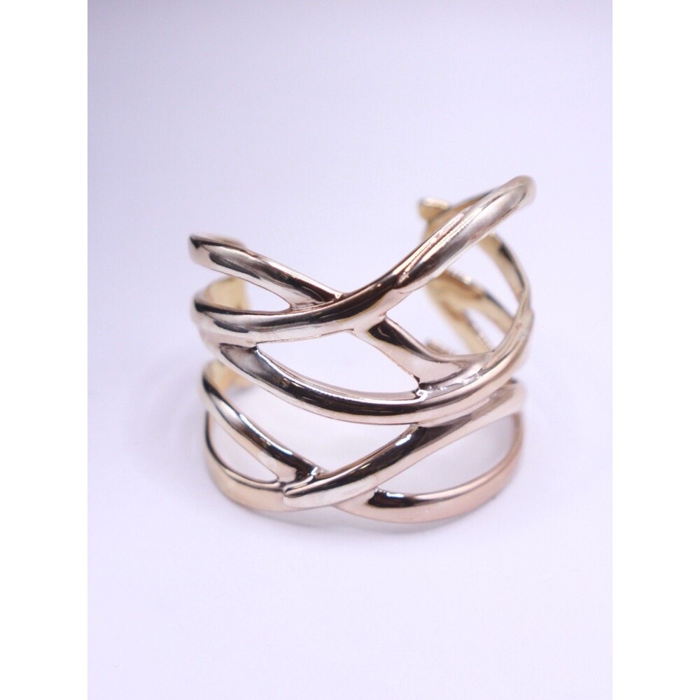 Stella & Dot Odette Sculptural Open Cuff Bracelet